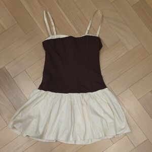 Show Me Your MuMu Chocolate Brown Mini Dress